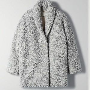 Aritzia Wilfred Free Teddy Coat